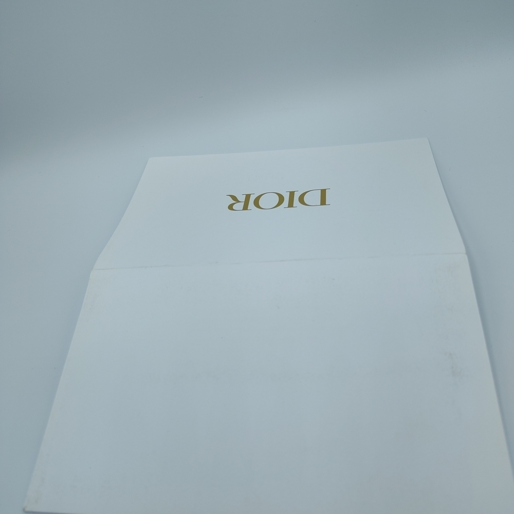 Dior Boutique Envelope Card | Gold Logo | Luxury Gift Packaging - Picture 2 of 3